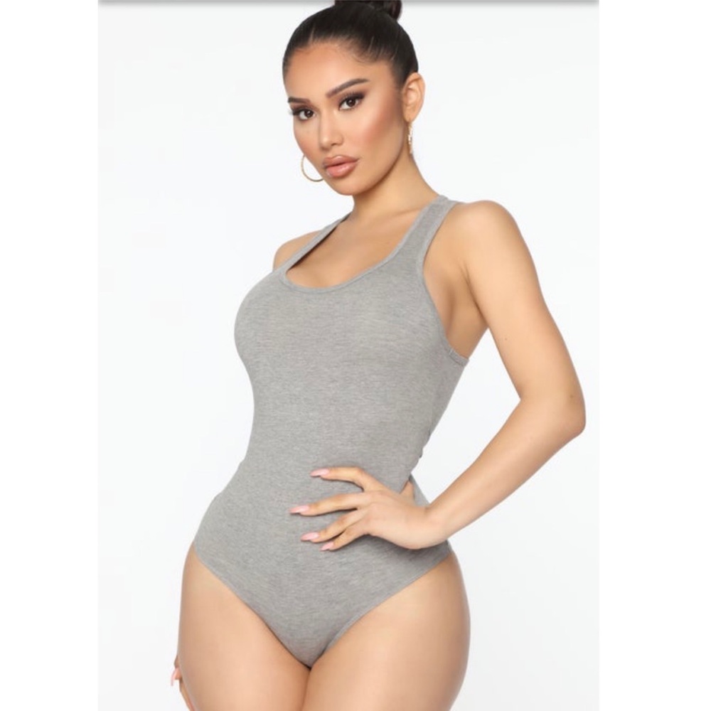 Fashion nova Divine tank bodysuit medium